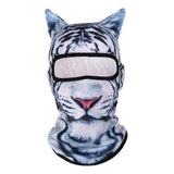 White tiger 3D balaclava